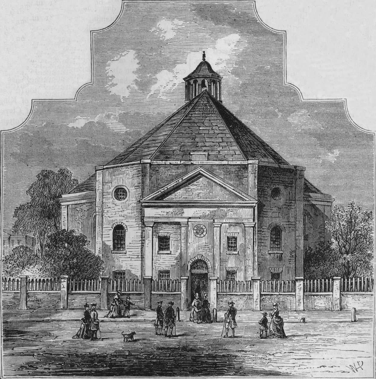 Whitefields Tabernacle, Tottenham Court Road, Westminster, Lontoo, 1820 1878 tekijältä Unbekannt