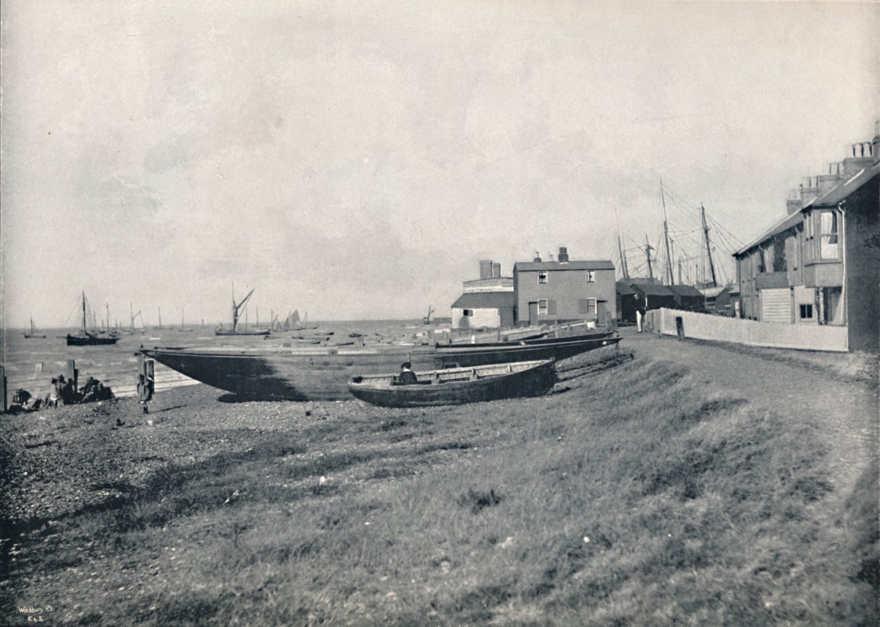 Whitstable - The West Beach, 1895 tekijältä Unbekannt