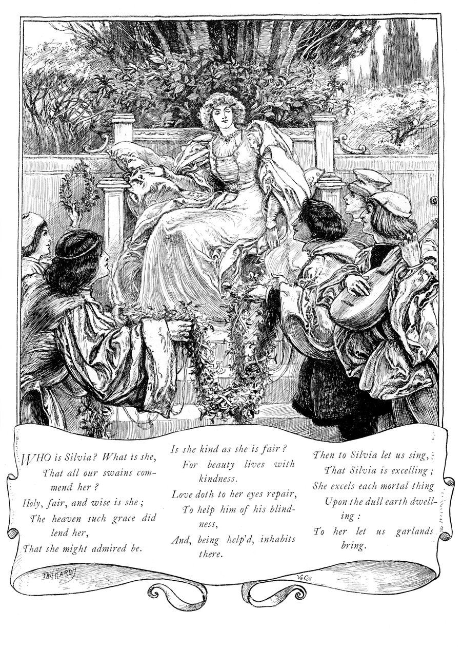 Kuka on Silvia, 1895 tekijältä Unbekannt