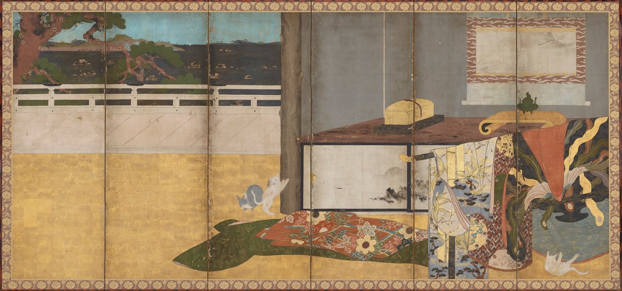 Kenen hihat, Edo-kausi, 1700-luku. tekijältä Unbekannt