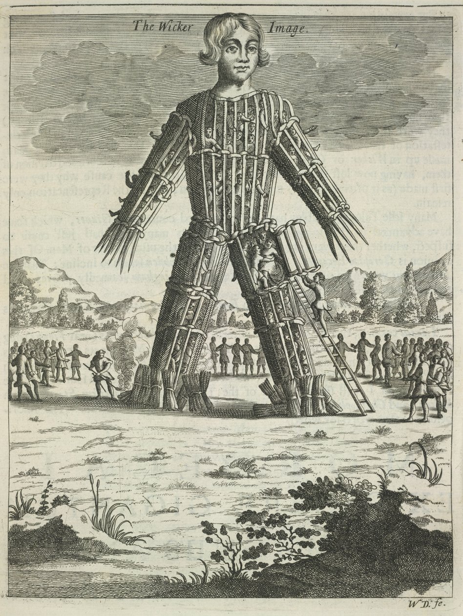 Aylett Sammesin pajumies Britannia Antiqua Illustratasta, 1676 tekijältä Unbekannt
