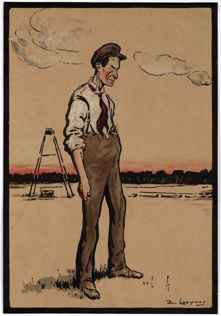 Wilbur Wright, yhdysvaltalainen lentäjä, n. 1910 tekijältä Unbekannt