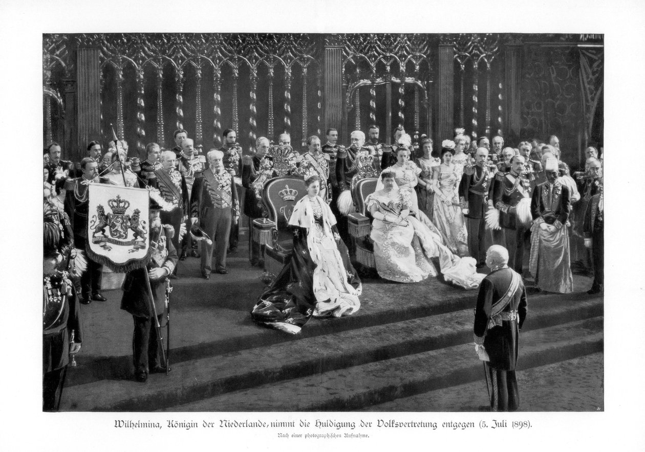Alankomaiden Wilhelmina, 1880-1962, 5. heinäkuuta 1898, 1900 tekijältä Unbekannt