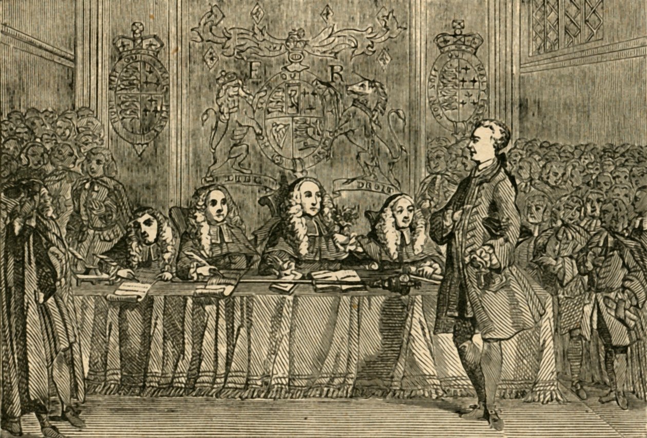 Wilkes oikeudenkäynnissä, 1897. tekijältä Unbekannt