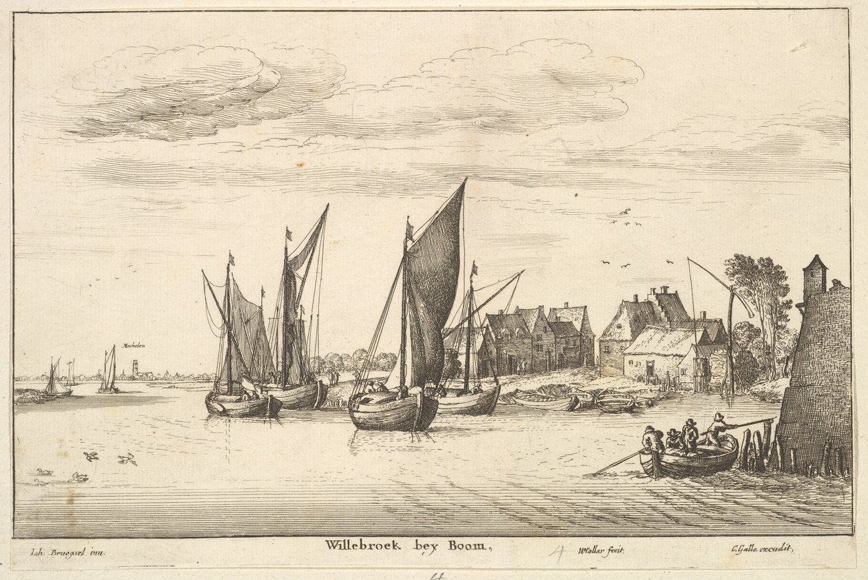 Willebroeck bey Boom, 1651. tekijältä Unbekannt