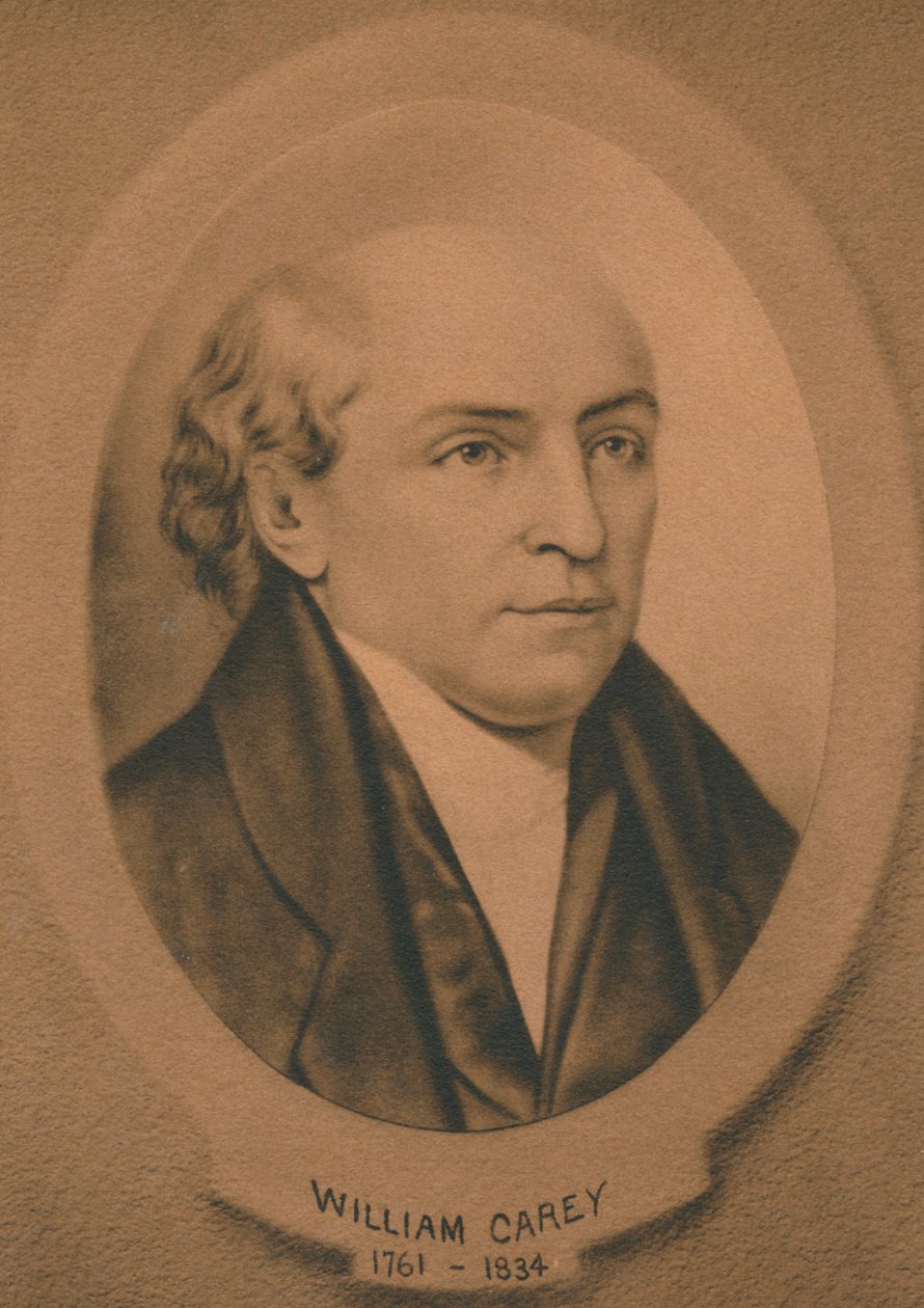 William Carey 1761-1834, brittiläinen lähetyssaarnaaja ja baptistipalvelija, c1910 tekijältä Unbekannt