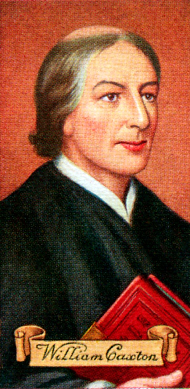 William Caxton, otettu savukekorttisarjasta, 1935 tekijältä Unbekannt