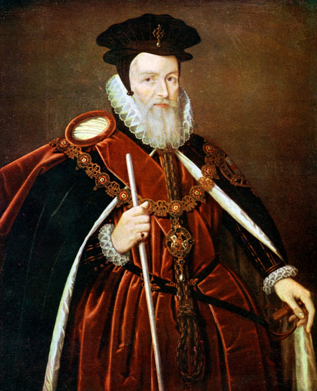 William Cecil, ensimmäinen paroni Burghley, 1500-luku 1905 tekijältä Unbekannt