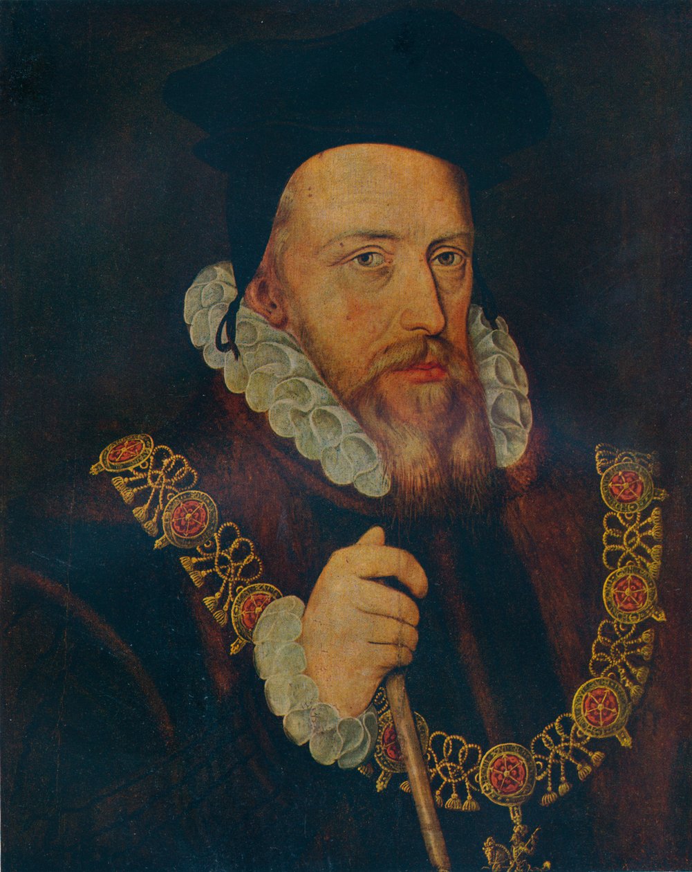 William Cecil, Lord Burghley, 1500-luku tekijältä Unbekannt