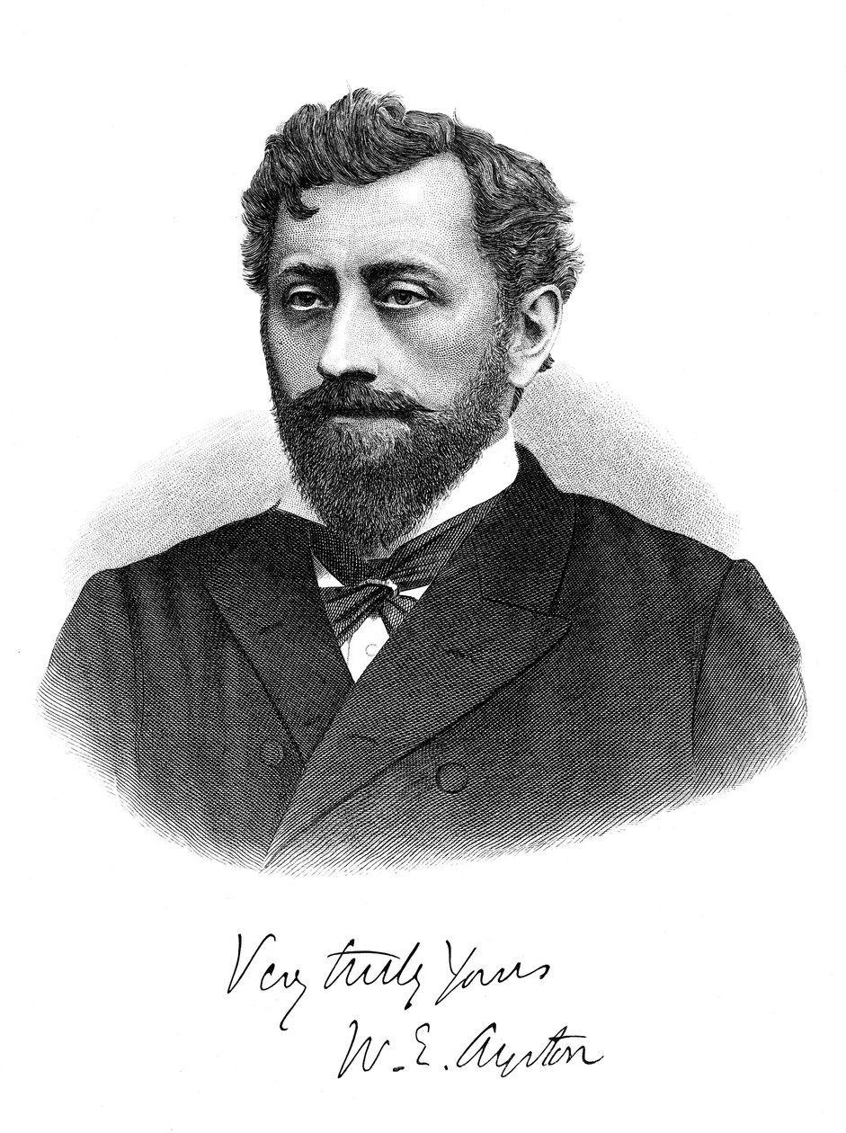 William Edward Ayrton 1847-1908, brittiläinen fyysikko, sähköinsinööri ja keksijä, 1892 tekijältä Unbekannt