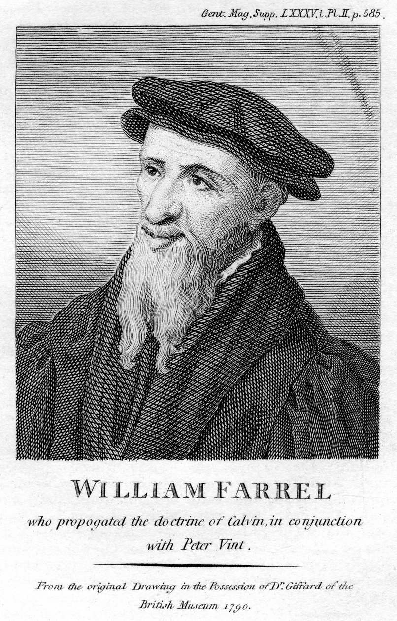 William Farel, 1500-luvun ranskalainen evankelista tekijältä Unbekannt