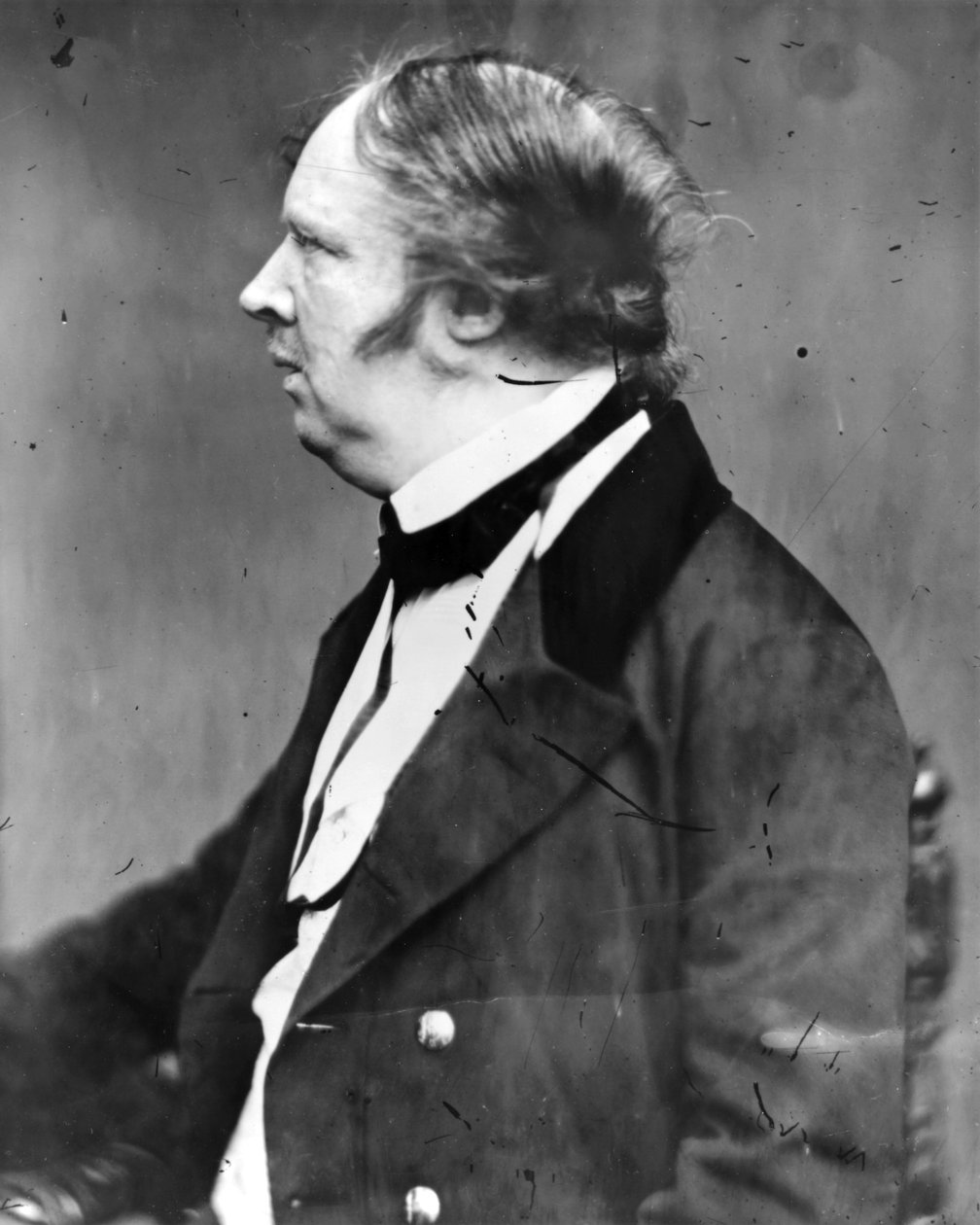 William Henry Fox Talbot, pioneerivalokuvaaja, n. 1850 tekijältä Unbekannt