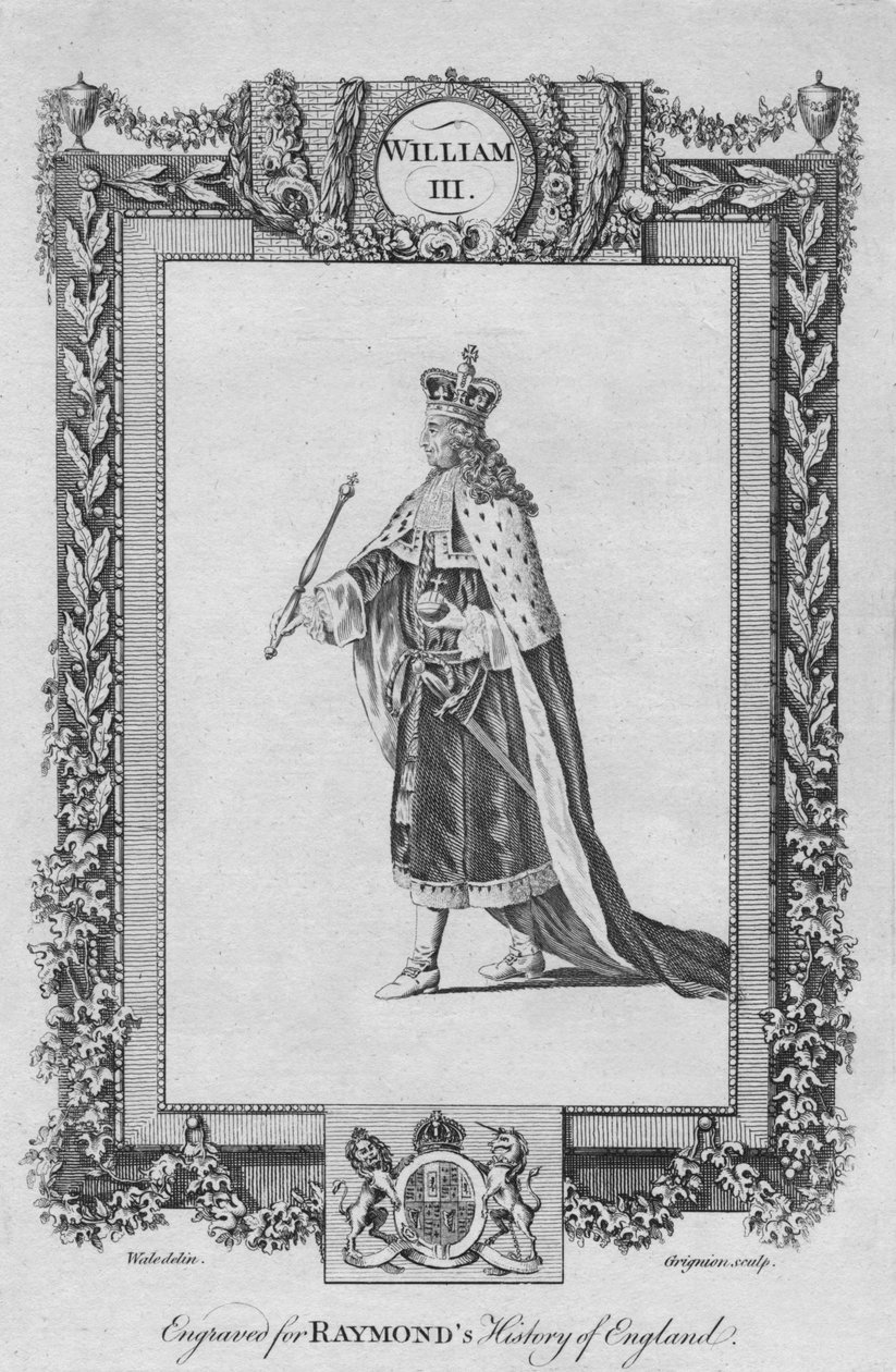 Vilhelm III, s. 1787 tekijältä Unbekannt