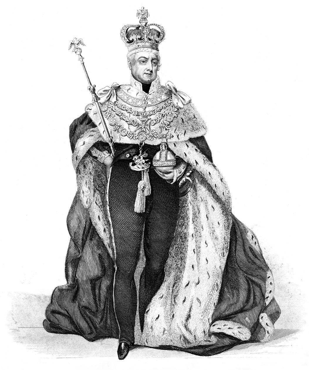 William IV, Yhdistyneen kuningaskunnan kuningas, 1837 tekijältä Unbekannt