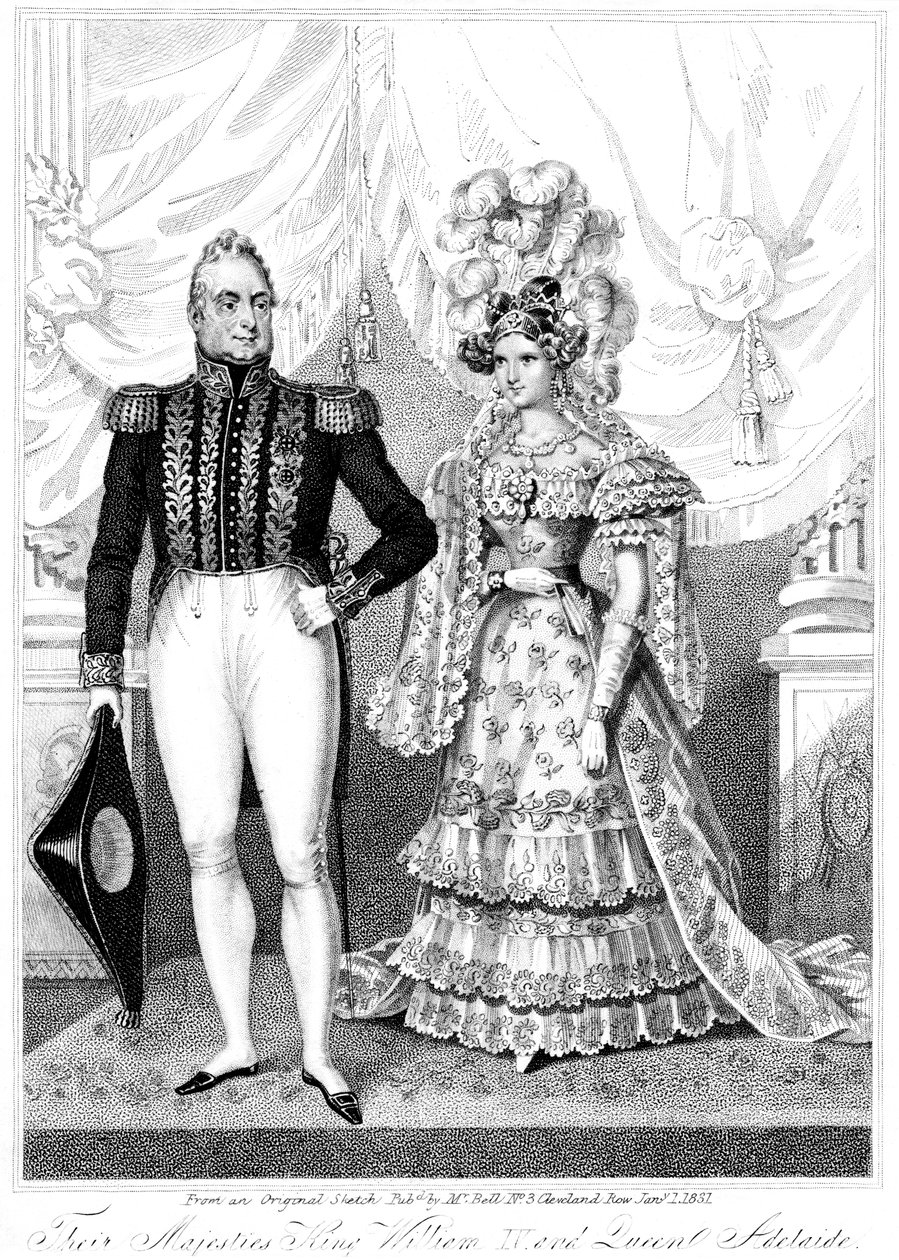 William IV ja kuningatar Adelaide, 1881 tekijältä Unbekannt