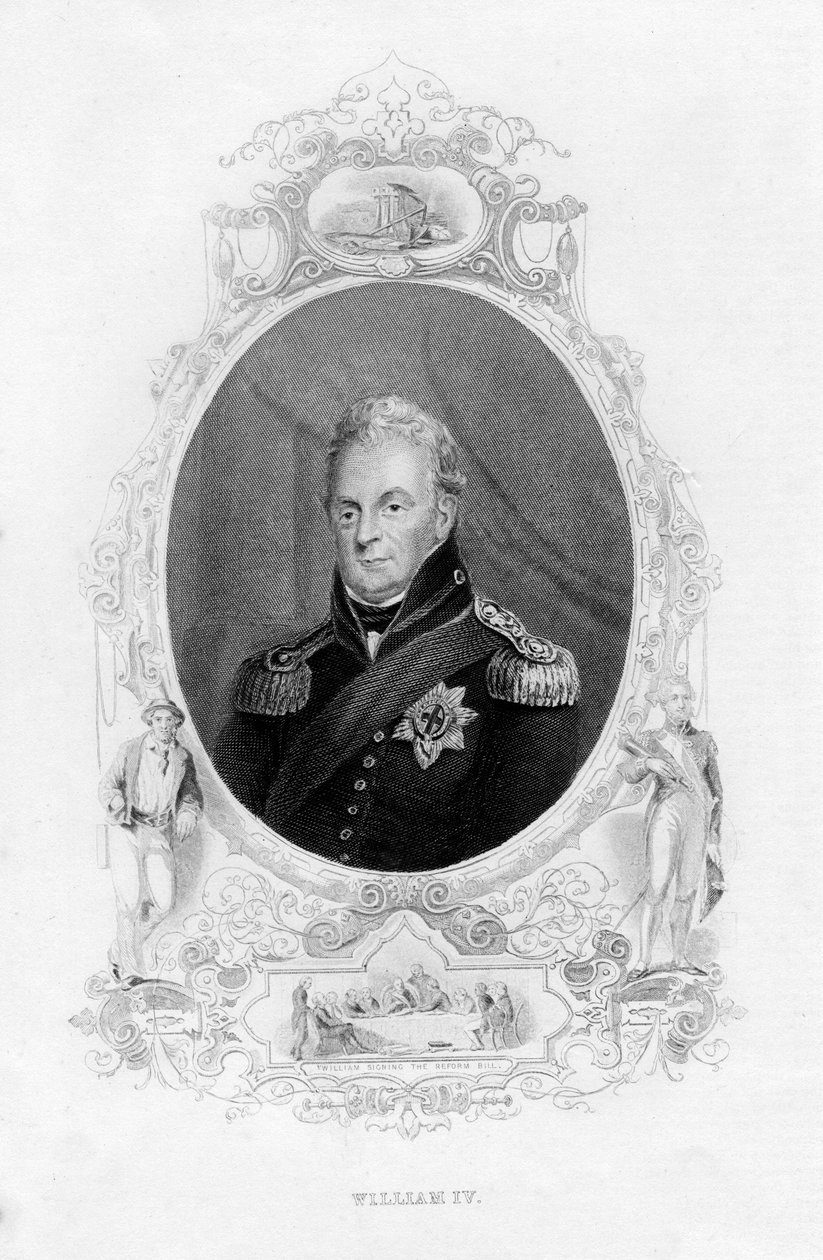 William IV Yhdistyneestä kuningaskunnasta, 1800-luku tekijältä Unbekannt