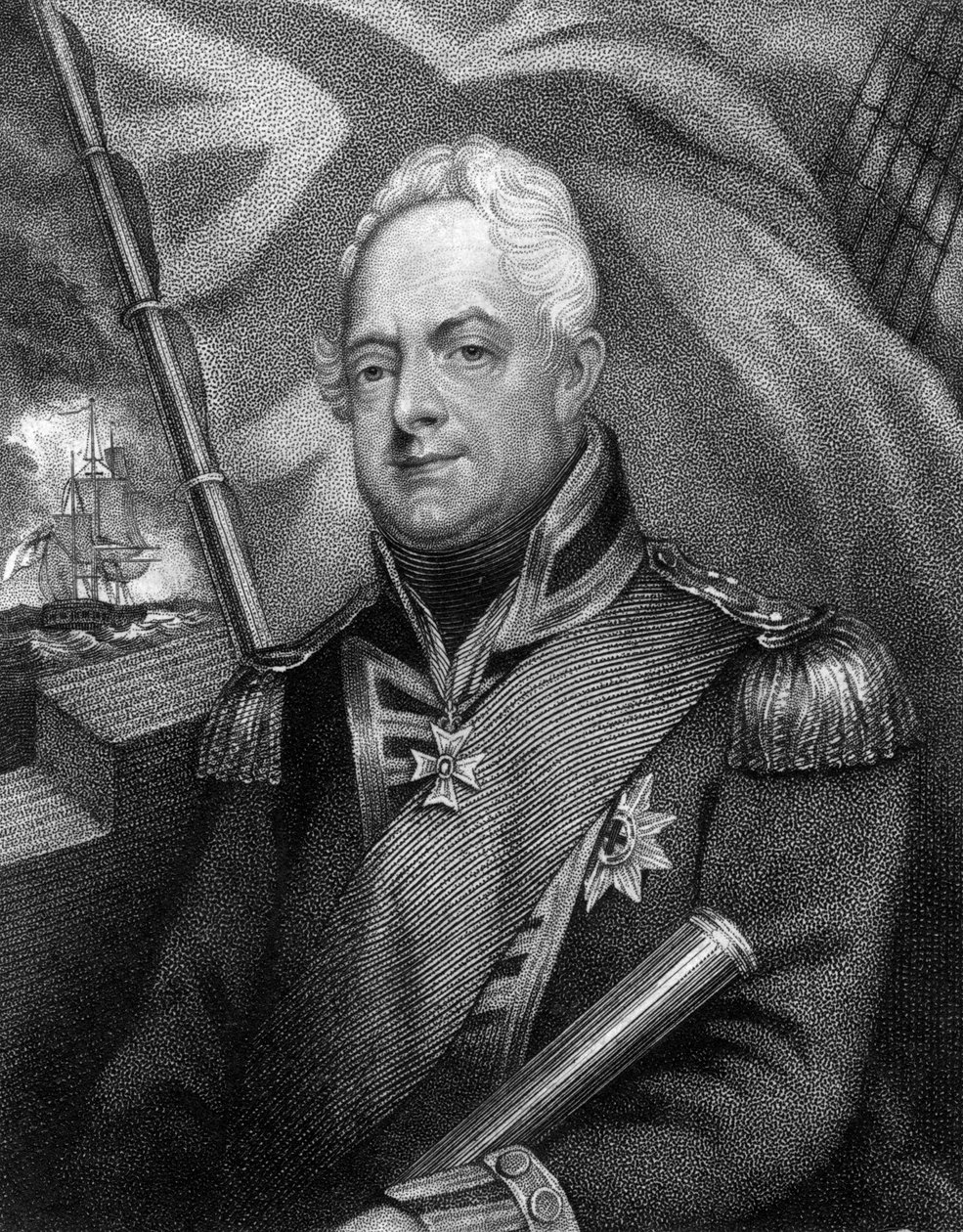 William IV Yhdistyneestä kuningaskunnasta, 1800-luku tekijältä Unbekannt