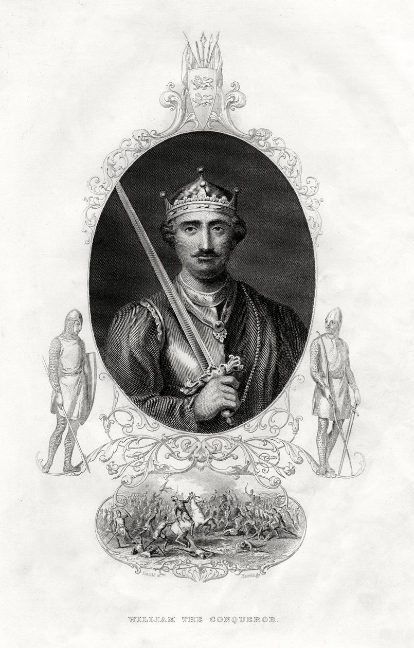 William I Englannista, joka tunnetaan myös nimellä William Valloittaja, 1860 tekijältä Unbekannt