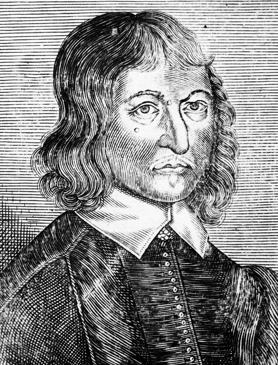 William Lilly 1602-1681, englantilainen astrologi, 1673 tekijältä Unbekannt