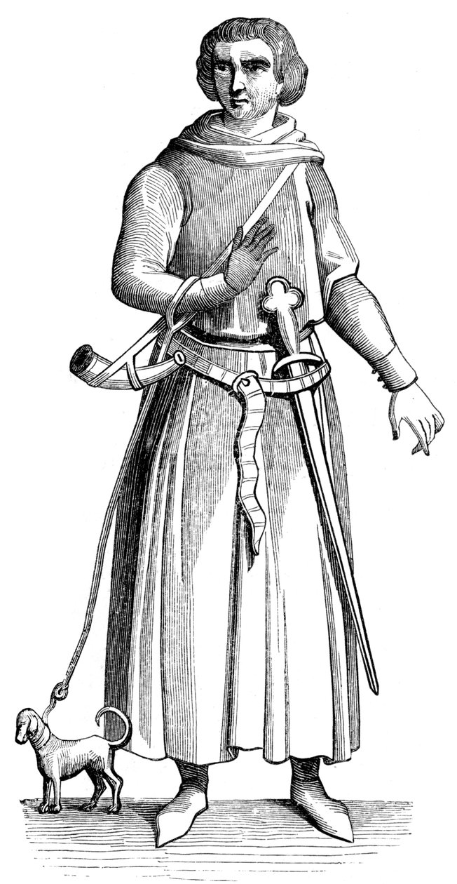 William Malgeneste, kuninkaiden metsästäjä, 1849 tekijältä Unbekannt