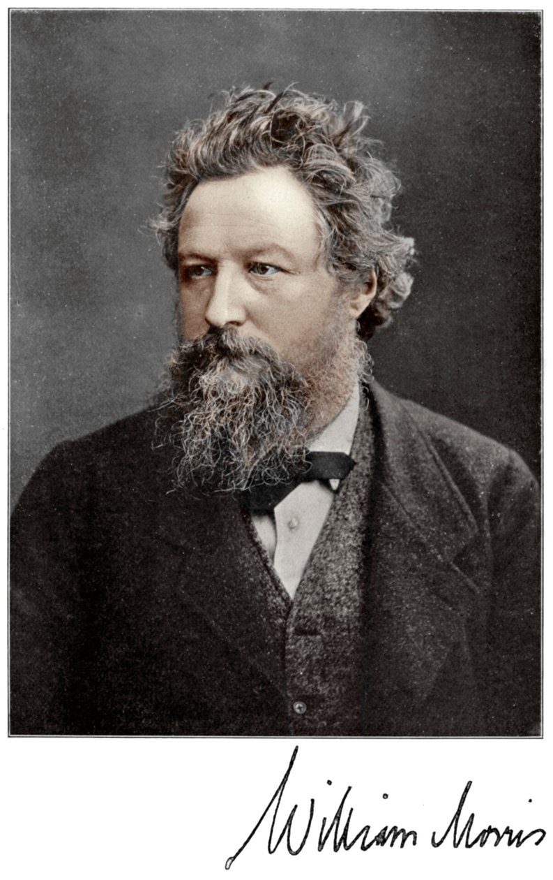 William Morris, 1800-luvun englantilainen taiteilija, kirjailija, sosialisti ja aktivisti, 1901 tekijältä Unbekannt