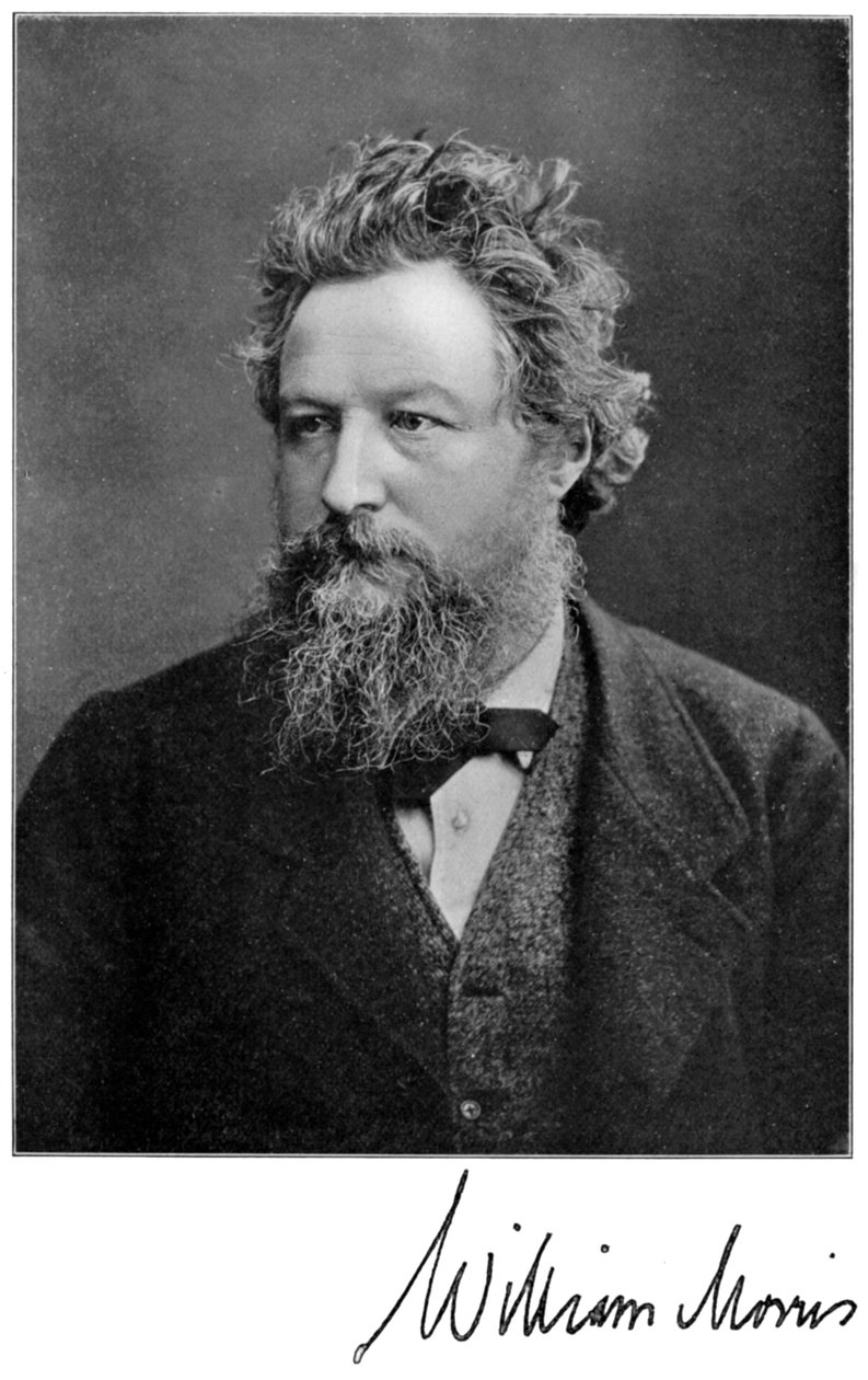 William Morris, 1800-luvun englantilainen taiteilija, kirjailija, sosialisti ja aktivisti, 1901 tekijältä Unbekannt