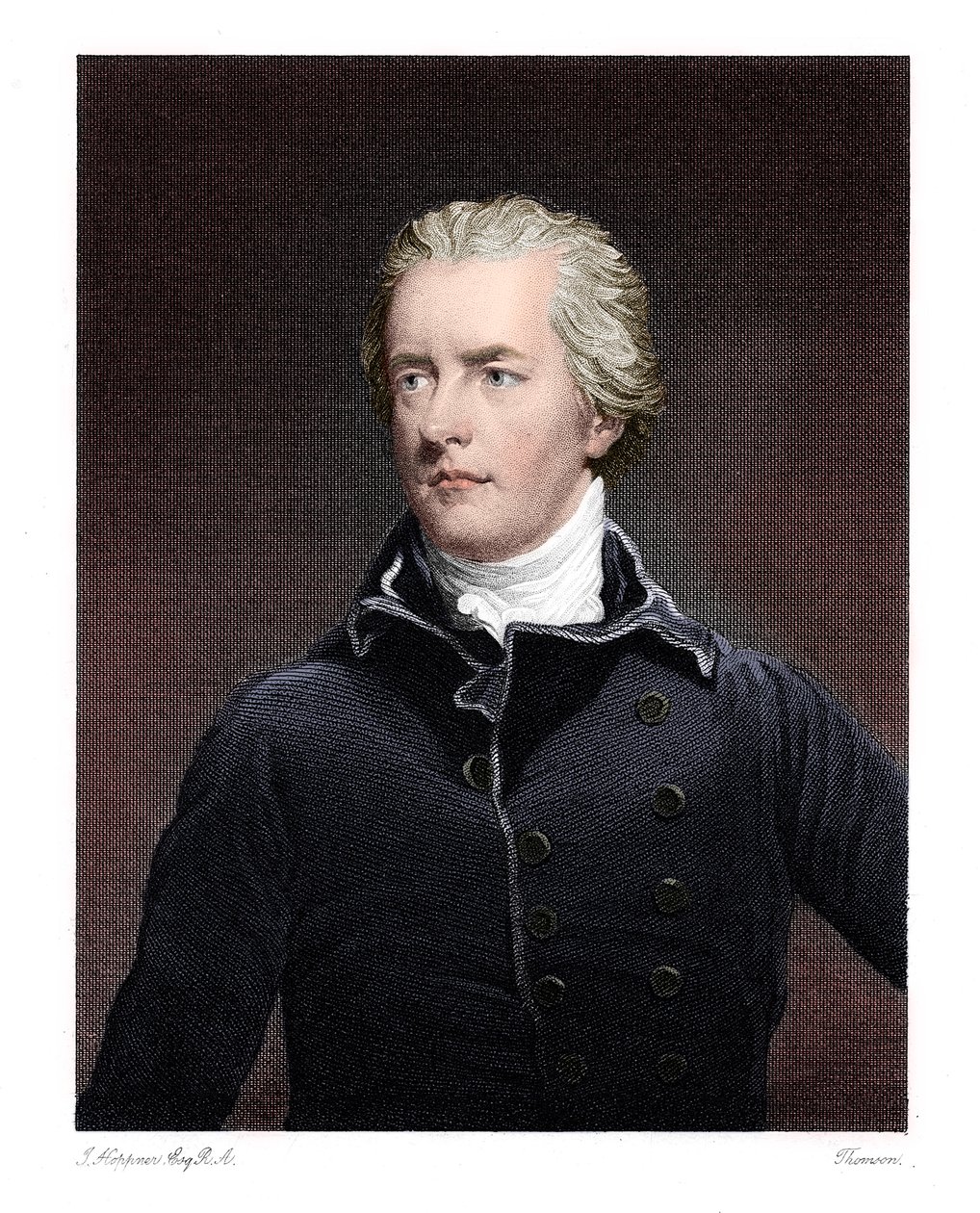 William Pitt nuorempi, brittiläinen valtiomies tekijältä Unbekannt