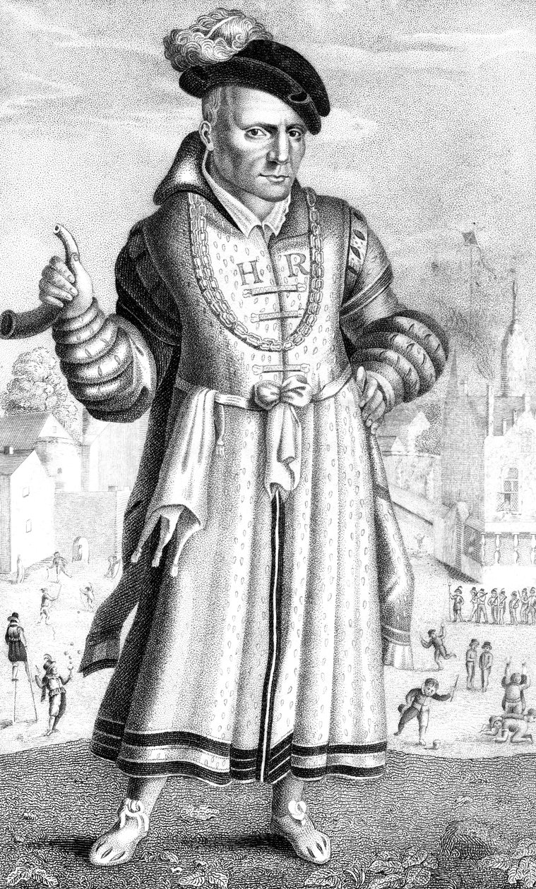 William Sommers, Henry VIII:n hovinpilli, 1825 tekijältä Unbekannt