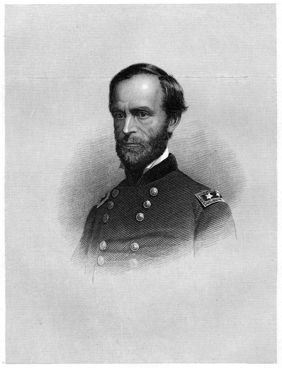 William Tecumseh Sherman, amerikkalainen sotilas, liikemies, kouluttaja ja kirjailija, 1872 tekijältä Unbekannt