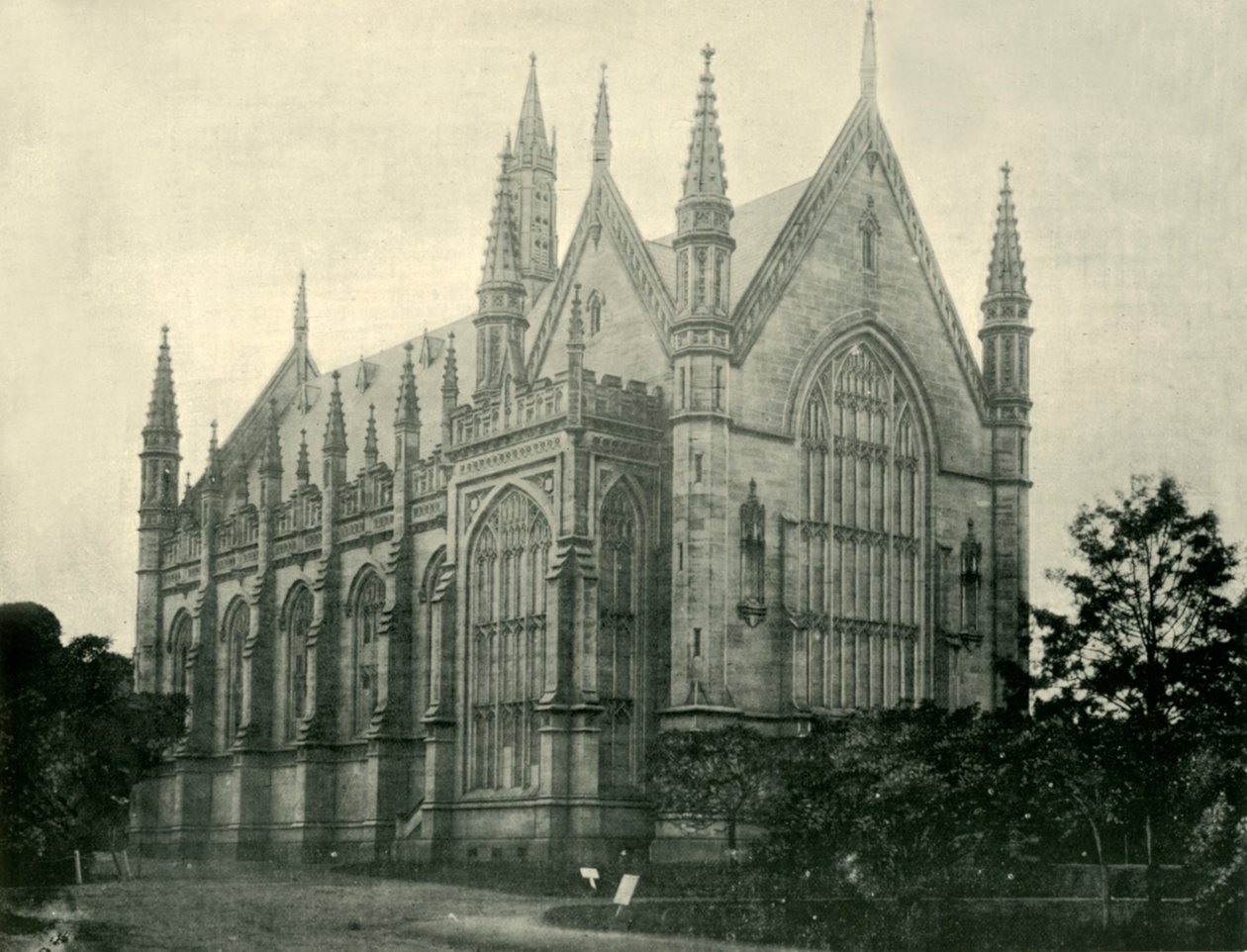 Wilson Hall, Melbournen yliopisto, 1901. tekijältä Unbekannt