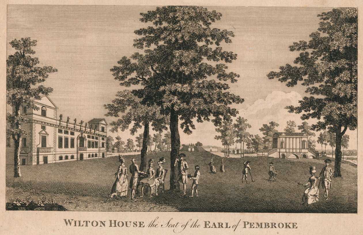 Wilton House, Pembroken jaarlin kotipaikka, 1779. tekijältä Unbekannt