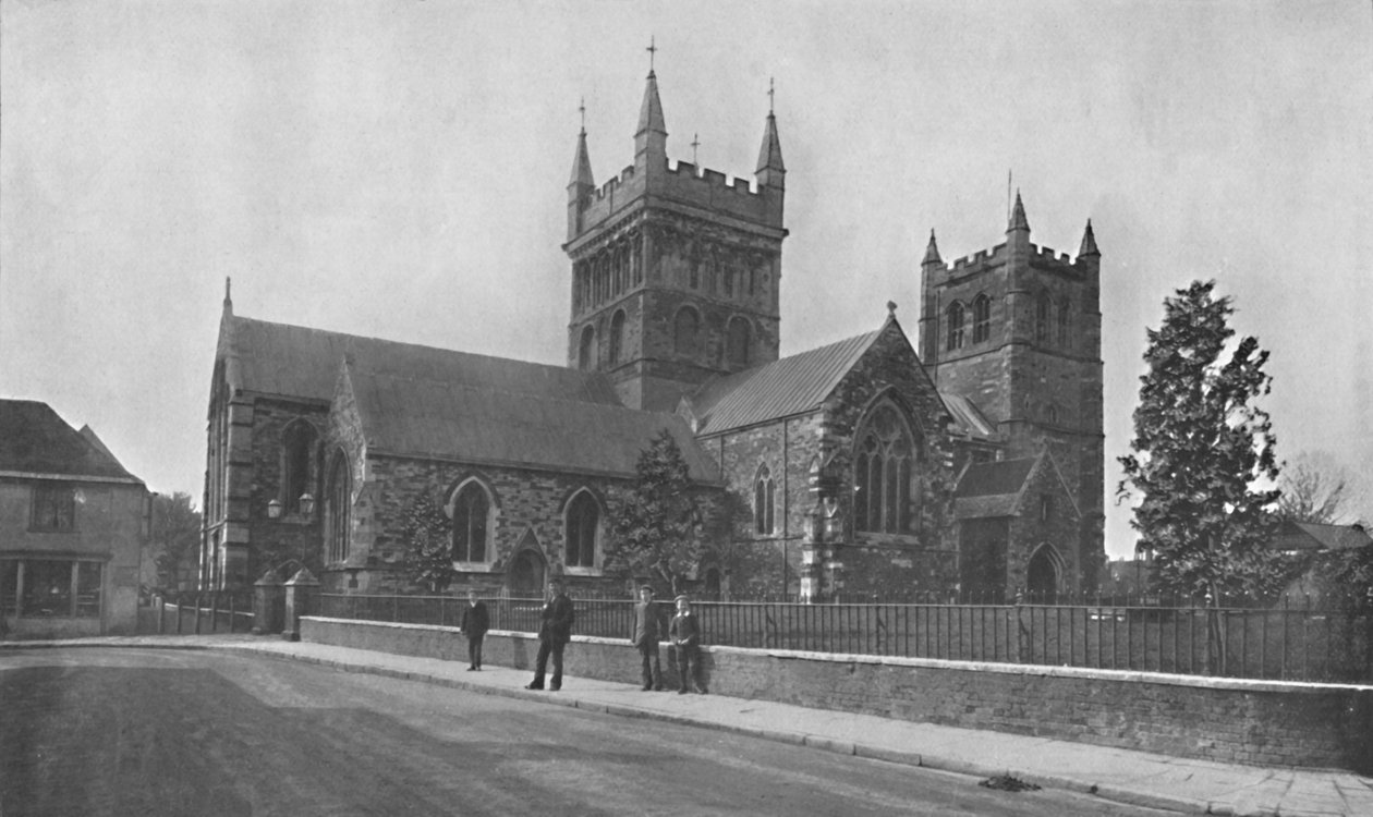 Wimborne Minster, 1910 tekijältä Unbekannt