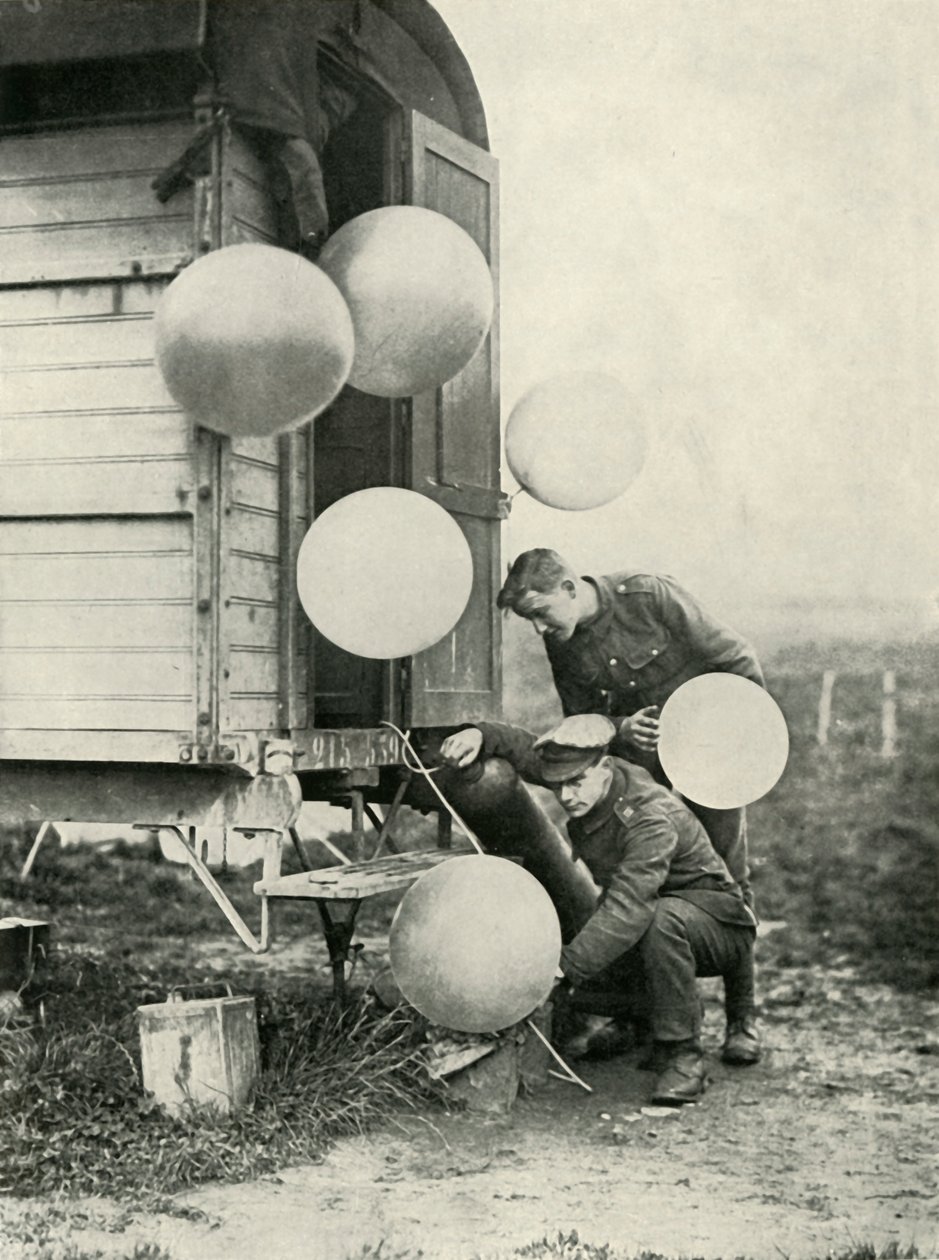 Tuuli- ja säätiedotukset Britannian armeijalle, 1919. tekijältä Unbekannt