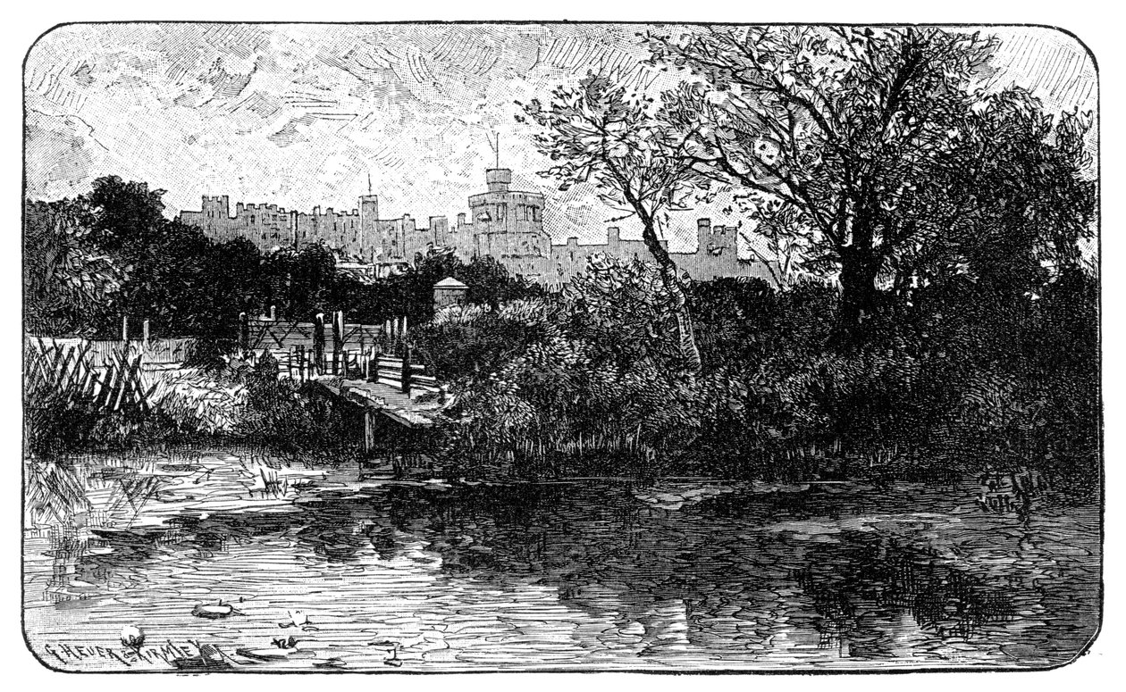Windsorin linna, Berkshire, 1900 tekijältä Unbekannt