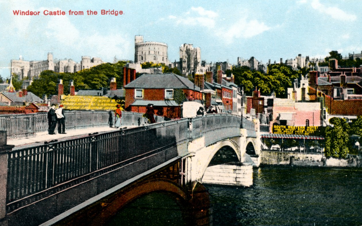 Windsorin linna, Windsor, Berkshire, 1900-luvun alku tekijältä Unbekannt