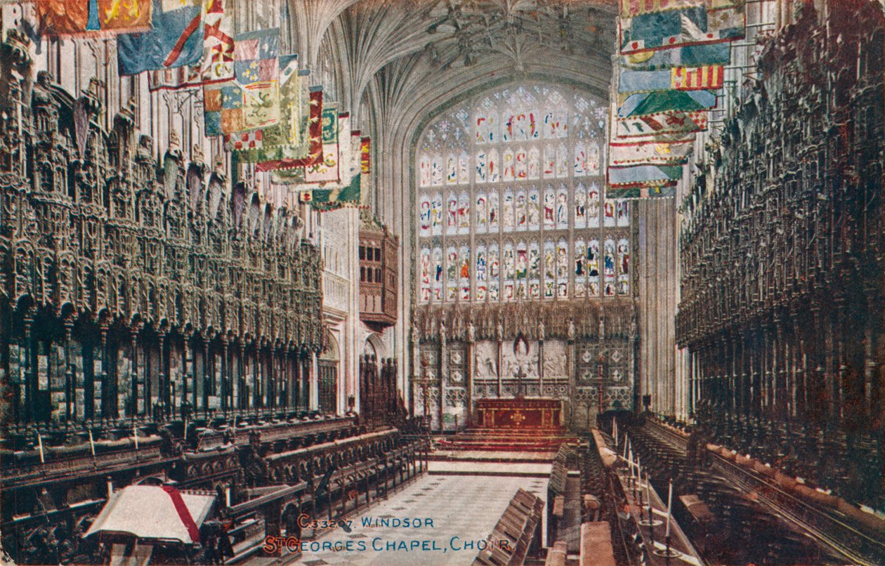 Windsor, St. Georgesin kappeli, kuoro 1916 tekijältä Unbekannt