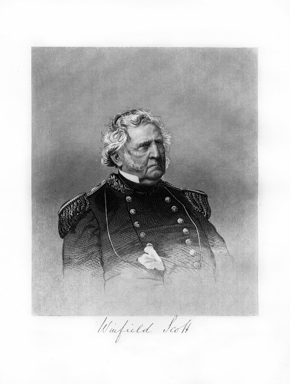 Winfield Scott, Yhdysvaltain armeijan kenraali, diplomaatti ja presidenttiehdokas, 1872 tekijältä Unbekannt