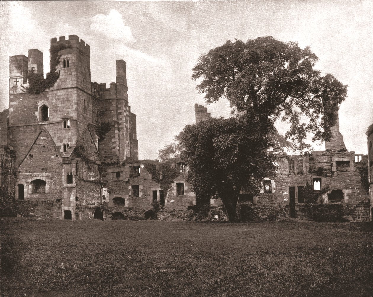 Wingfield Manor, lähellä Alfretonia, Derbyshire, 1894. tekijältä Unbekannt
