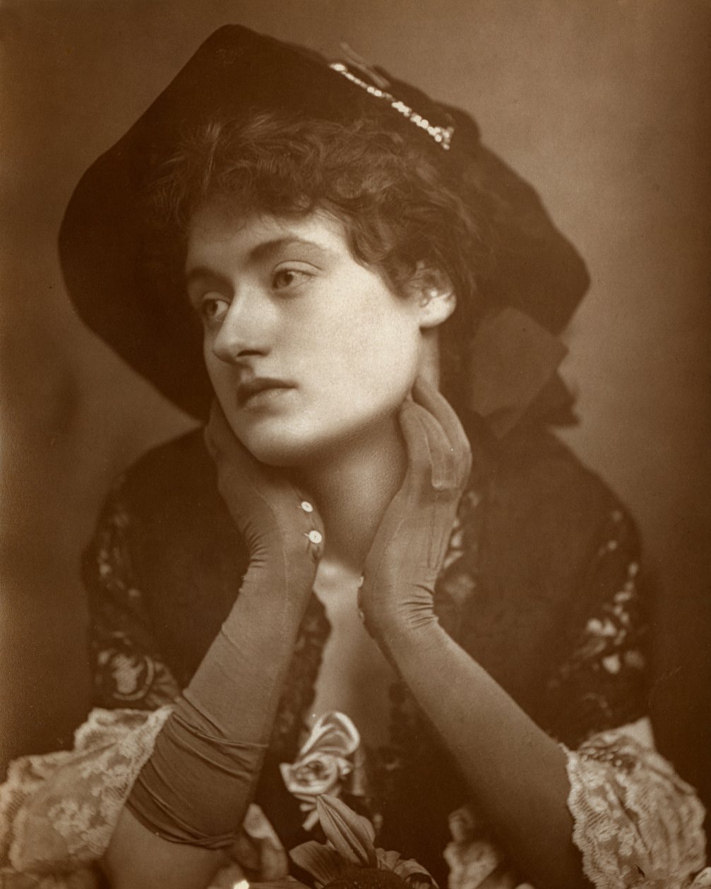 Winifred Emery, brittiläinen näyttelijä, 1883 tekijältä Unbekannt