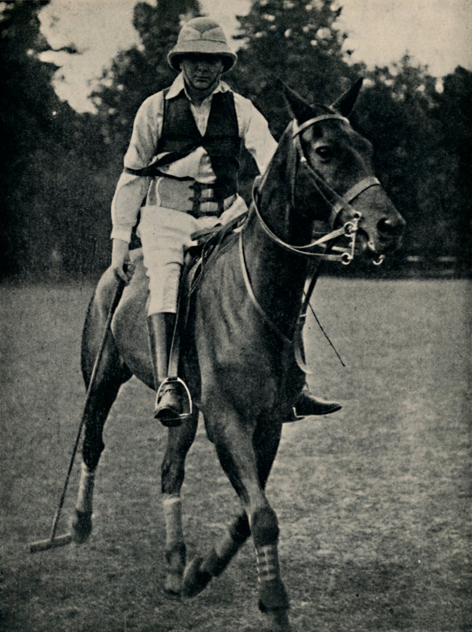 Winston Churchill pelaa pooloa, 1920-luku, 1945. tekijältä Unbekannt