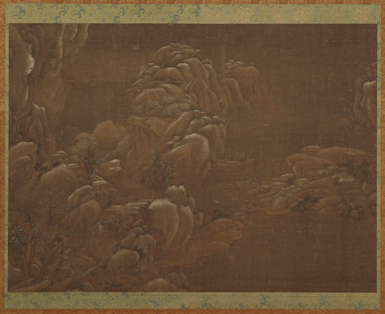 Talvimaisema, Ming- tai Qing-dynastia, 1400-1700-luku. tekijältä Unbekannt
