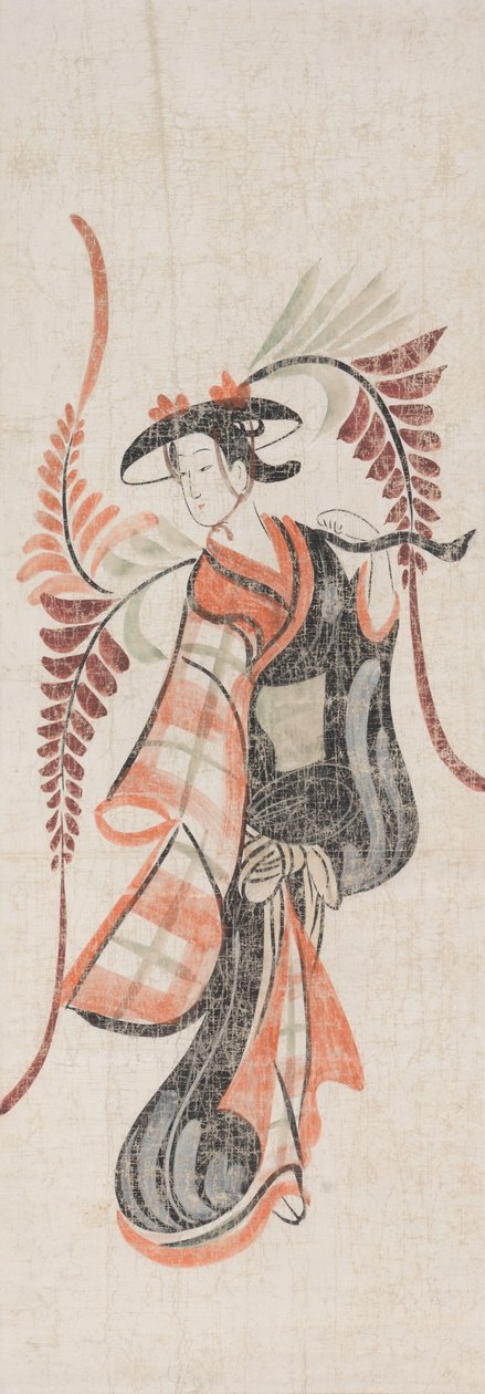 Wisteria Maiden Fuji Musume, 1600-luku. tekijältä Unbekannt