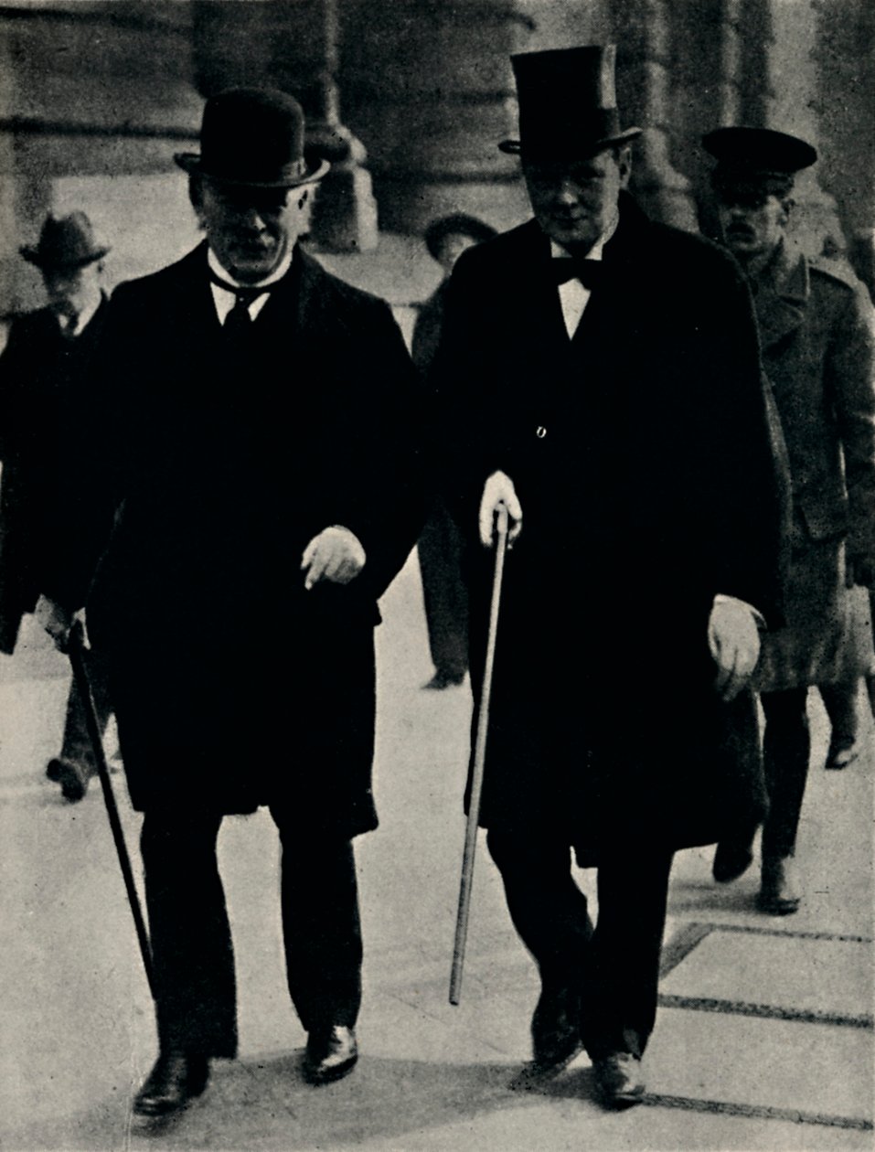 David Lloyd Georgen kanssa, 1917, 1945. tekijältä Unbekannt