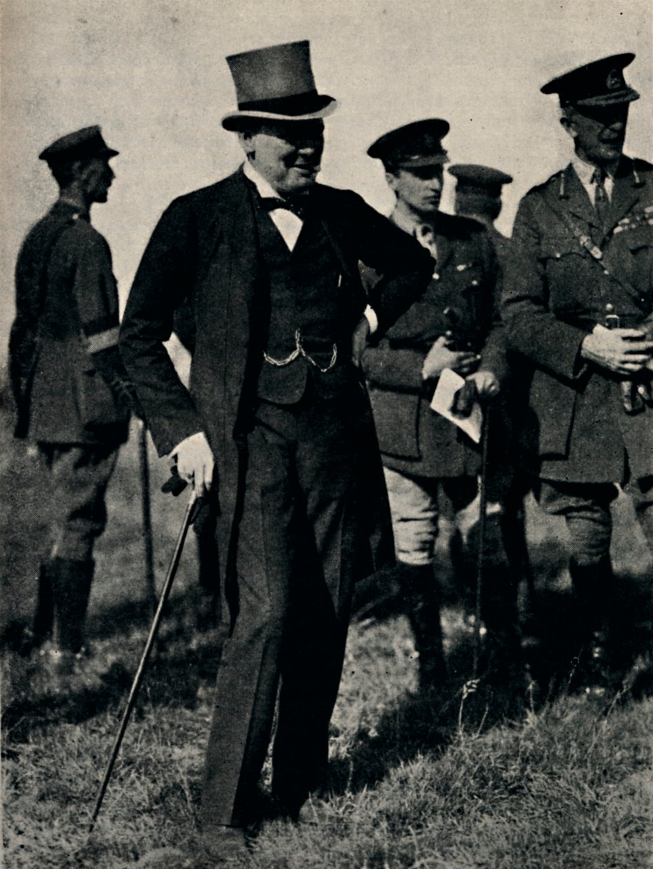 Sir Henry Wilsonin kanssa Reinillä, 1919, 1945. tekijältä Unbekannt
