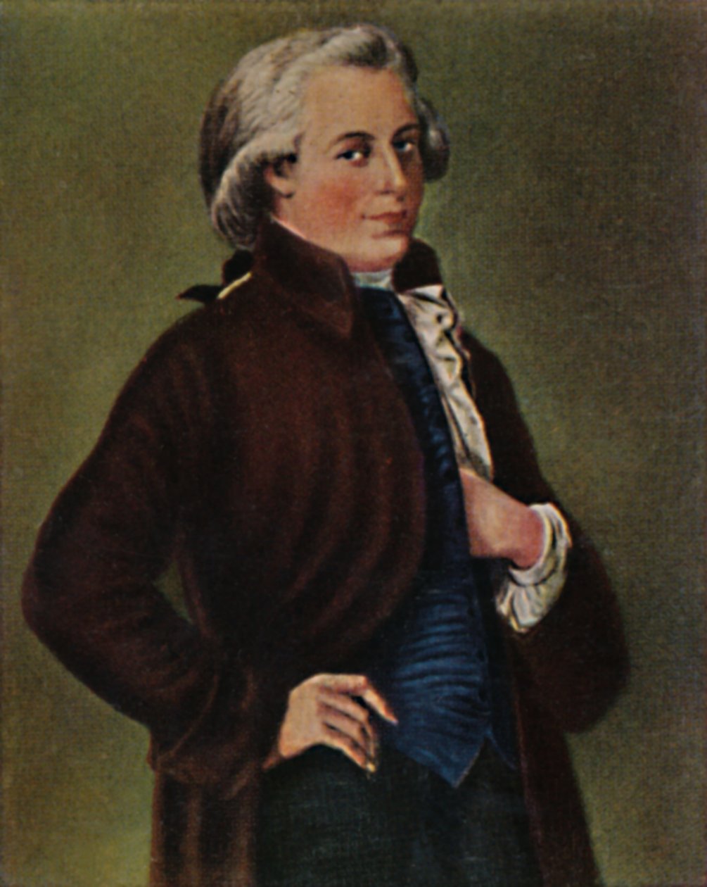 Wolfgang Amadeus Mozart 1756-1791. - Tischbeinin maalaus, 1934. tekijältä Unbekannt