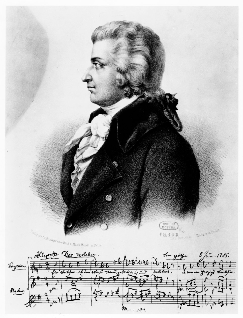 Wolfgang Amadeus Mozart 1756-1791, c1790 tekijältä Unbekannt