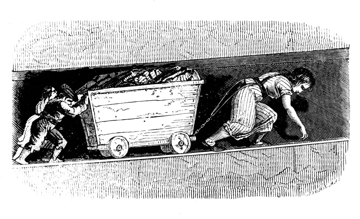 Naiset ja lapset hiiliputtaajat, Keski- ja Itä-Lothian, Skotlanti, c1848 tekijältä Unbekannt