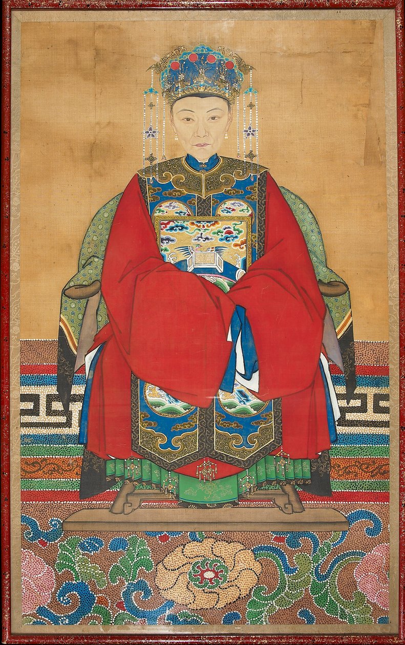Virkamiehen vaimoksi pukeutunut nainen, 1800-luku, 1801 - 1900 tekijältä Unbekannt