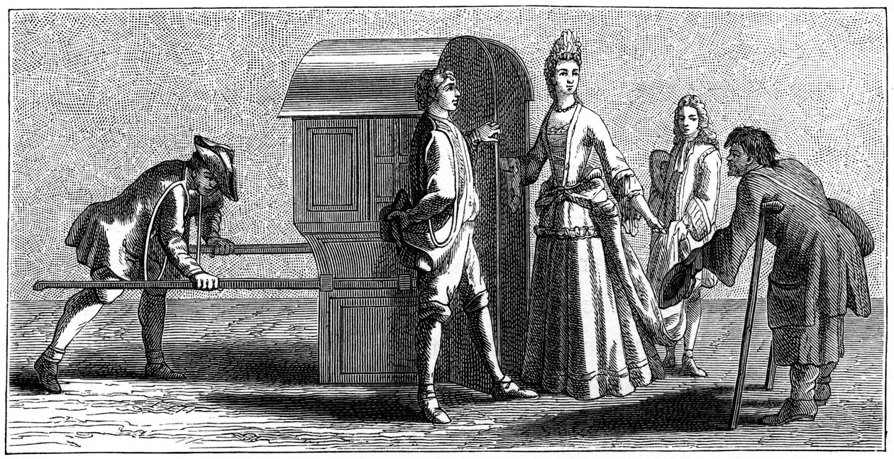 Nainen Louis XIV:n ajan puvussa, 1885 tekijältä Unbekannt