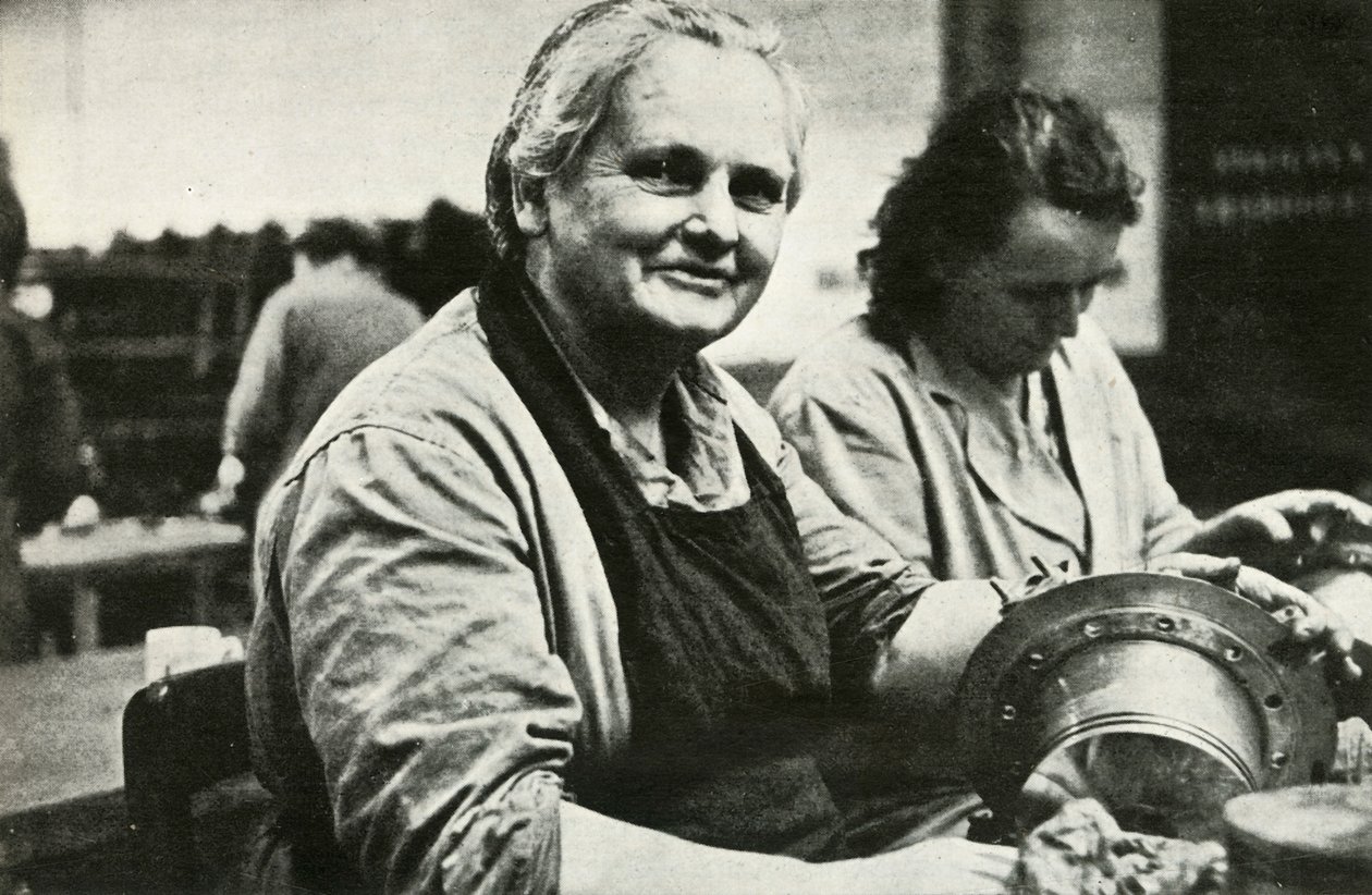 Naislentokoneiden huolto- ja korjaustyöntekijät, Etelä-Wales, toinen maailmansota, c1939-c1944 1946. tekijältä Unbekannt